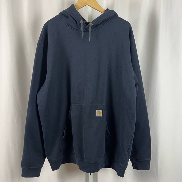 Carhartt XL Loose Fit Midweight Hoodie Outdoor Workwear Casual Grunge Baggy - Picture 1 of 11